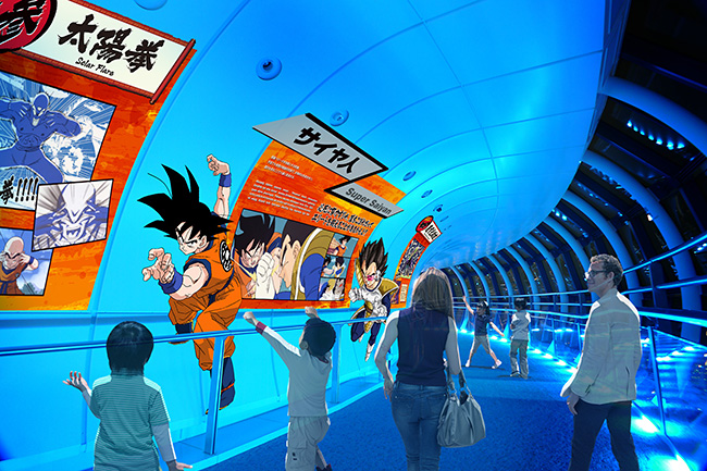 東京スカイツリー天望デッキで2018年11月1日（木）〜2019年1月7日（月）まで、子供たちにも大人気のアニメ「ドラゴンボール」の劇場版20作品目となる映画「ドラゴンボール超 ブロリー」の公開を記念したコラボイベント『ドラゴンボール超 ブロリー 超天空塔』を開催！悟空になって必殺技を決めろ！