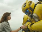 Left to right: Hailee Steinfeld as Charlie and Bumblebee in BUMBLEBEE from Paramount Pictures.
