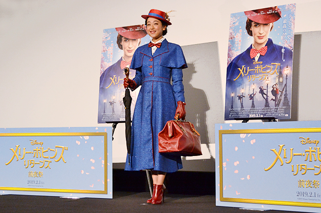 55年ぶりにスクリーンに戻ってくる『メリー・ポピンズ リターンズ』が2019年2月1日（金）全国公開！ 日本公開前日の1月31日（木）、フィギュアスケーターの浅田真央さんによる「メリー・ポピンズ リターンズ前夜祭」が開催！オリジナル・パフォーマンス「魔法のエキシビション」をお披露目！