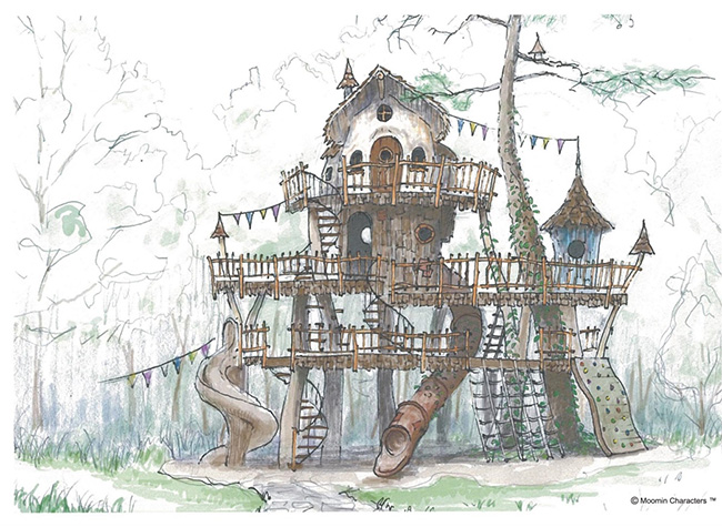 ムーミンの物語をテーマとした施設「ムーミンバレーパーク」が、2019年3月16日（土）、埼玉県宮沢湖畔にオープン！原作者トーベ・ヤンソンの想いを感じることができる施設や、子供たちが自然のなかで思い切り遊ぶことができるアスレチックやツリーハウスも！