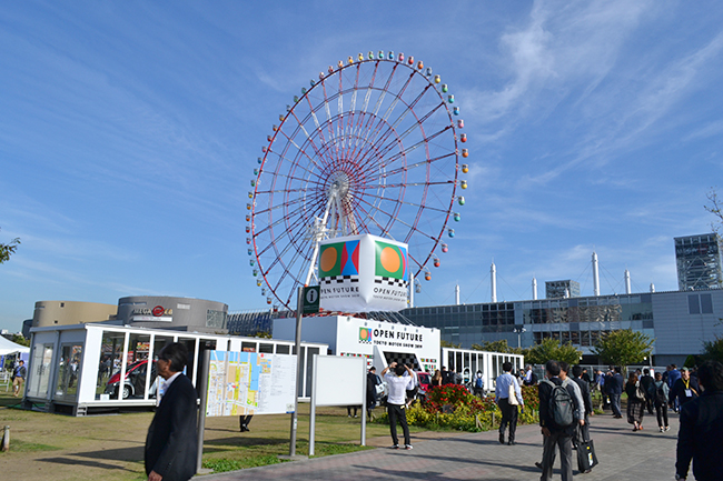 「第46回東京モーターショー2019」のテーマは「OPEN FUTURE」。未来のモビリティ社会を見せてくれるとともに、モビリティテーマパークとして体験できるモーターショーです（第46回東京モーターショー2019）