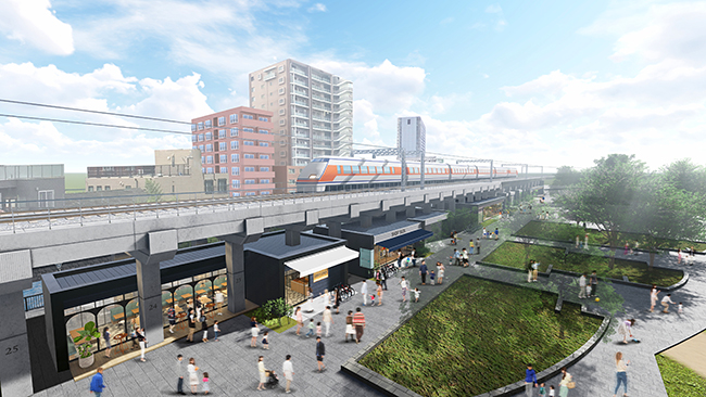 浅草と東京スカイツリータウンを結ぶ鉄道高架下に、新たな複合商業施設「東京ミズマチ®」が誕生、浅草側のウエストゾーンが2020年4月17日（金）に開業！イーストゾーンは2020年6月より順次開業予定！また隅田川には歩道橋「すみだリバーウォーク」が新設。