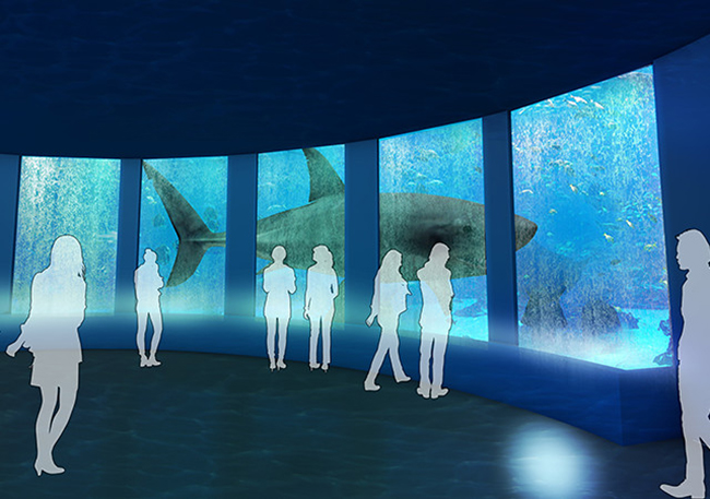 2020年4月21日（火）、沖縄県豊見城市豊崎の美らSUNビーチに隣接するショッピングセンターに「DMMかりゆし水族館」が開業！世界初となる「最新映像技術を駆使した新しいエンタテイメント水族館」で、リアルとバーチャルが融合し最新映像技術を駆使した海洋体験ができる！