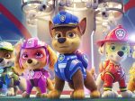 L-R: Zuma (voiced by Shayle Simons), Rocky (voiced by Callum Shoniker), Skye (voiced by Lilly Bartlam), Chase (voiced by Iain Armitage), Marshall (voiced by Kingsley Marshall), and Rubble (voiced by Keegan Hedley) in PAW PATROL: THE MOVIE from Paramount Pictures. Photo Credit: Courtesy of Spin Master.
