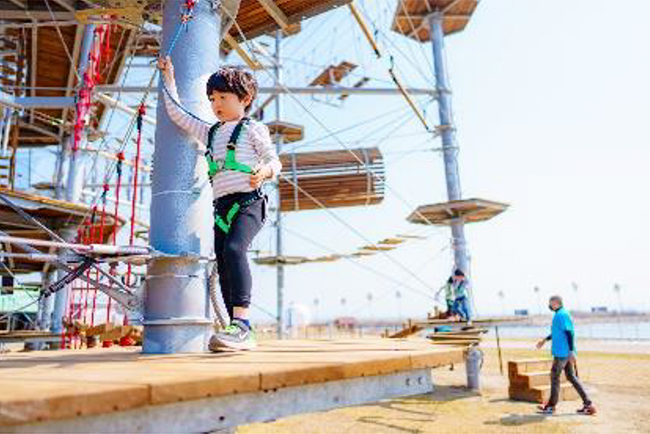 日本一の歩行者専用吊橋「三島スカイウォーク」を運営する株式会社フジコーは2022年8月（予定）、世界遺産 富士山の眼下、史跡・山中城址公園隣接地に高さ18メートル、幅32メートルの六角柱の巨大なスポーツアトラクションタワー「ドラゴンキャッスル」をオープン！