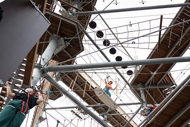 日本一の歩行者専用吊橋「三島スカイウォーク」からクルマで約3分、静岡県・三島の山中城址公園の隣接地に2022年8月8日（月）、巨大なアスレチックタワー『ドラゴンキャッスル』がオープン！ ドラゴンキャッスル体験レポート！三島スカイウォーク体験レポート！