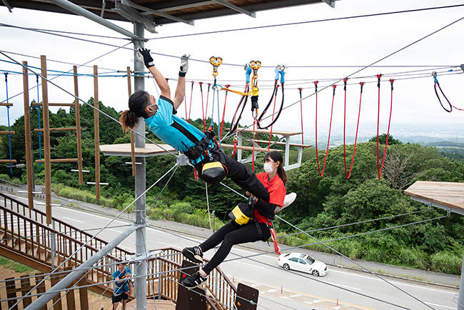 日本一の歩行者専用吊橋「三島スカイウォーク」からクルマで約3分、静岡県・三島の山中城址公園の隣接地に2022年8月8日（月）、巨大なアスレチックタワー『ドラゴンキャッスル』がオープン！ ドラゴンキャッスル体験レポート！三島スカイウォーク体験レポート！