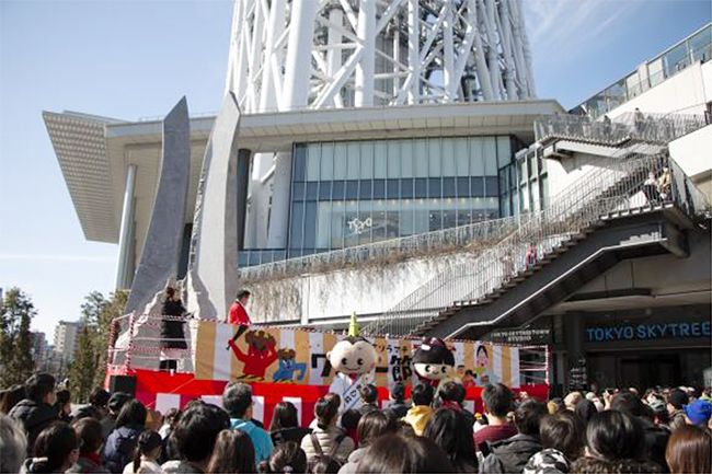 東京ソラマチ節分祭の写真