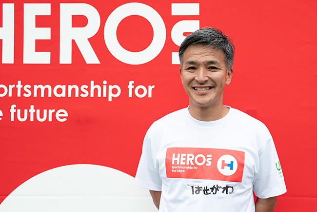 日本財団のアスリートとの社会貢献活動『HEROs DREAM（ヒーローズドリーム）』の写真