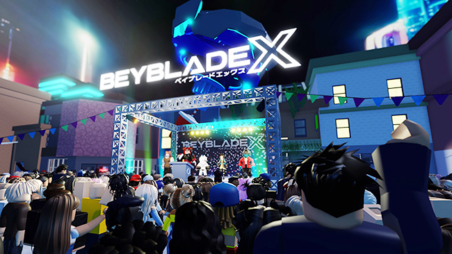 第4世代『ベイブレード エックス（BEYBLADE X）』発表会の写真
