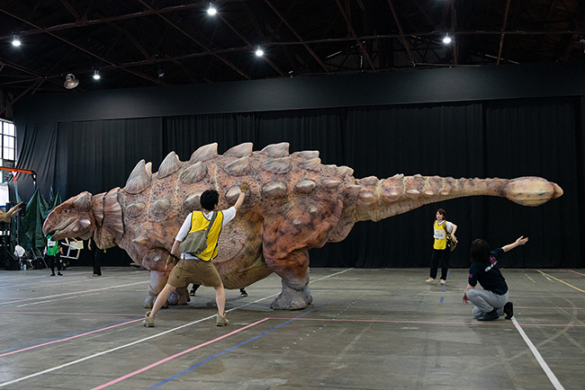 恐竜ライブ「DINO SAFARI GIGANT（ディノサファリ ギガント）」稽古場潜入レポートの写真