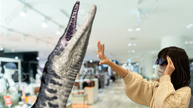 イオンモール幕張新都心「たんけん恐竜フェス」の画像
