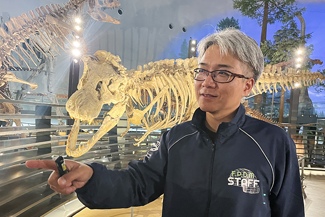 オダイバ恐竜博覧会2024 監修統括 柴田正輝先生の写真