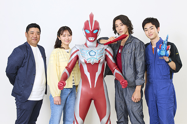 『ウルトラマンオメガ』キャスト 近藤頌利さん、吉田晴登さん、工藤綾乃さん、武居正能監督インタビューの写真