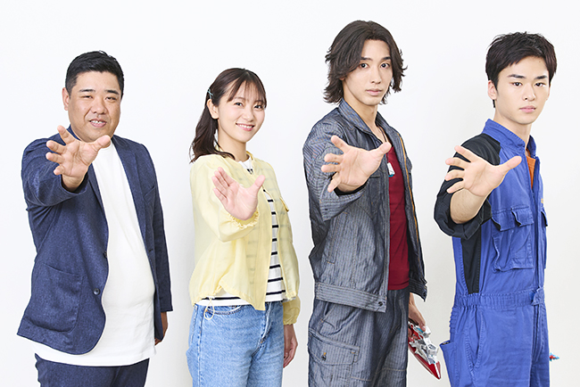 『ウルトラマンオメガ』キャスト 近藤頌利さん、吉田晴登さん、工藤綾乃さん、武居正能監督インタビューの写真