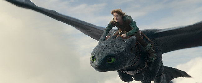 ドリームワークス・アニメーション最新作、実写映画『ヒックとドラゴン』の画像