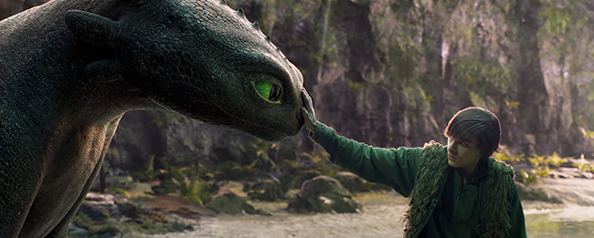 ドリームワークス・アニメーション最新作、実写化映画『ヒックとドラゴン』のポスター