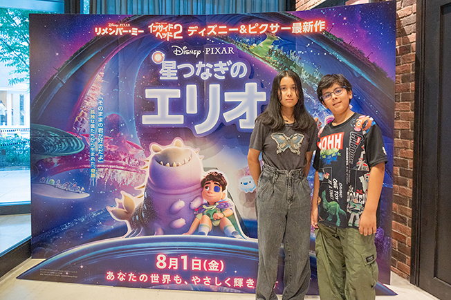 ディズニー&ピクサー最新作『星つなぎのエリオ』キッズイベント親子試写会の写真