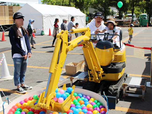 建設機械フェス「KENKIドリームDAY」の画像
