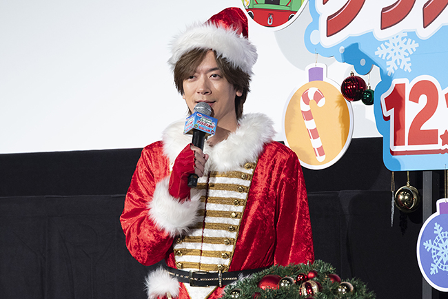 DAIGOさん、倉田瑛茉さんが登場した『映画 きかんしゃトーマス サンタをさがせ！パーシーのクリスマス急行』完成披露上映会レポートの写真