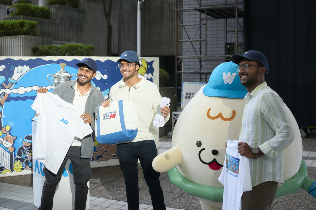 全豪オープンテニス「AO26 Japan Launch(エーオー26 ジャパン ローンチ)」オープニングイベントの写真