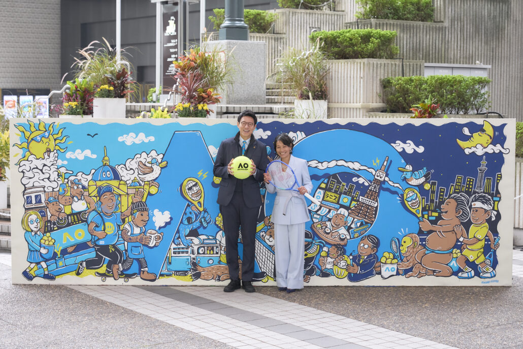 全豪オープンテニス「AO26 Japan Launch(エーオー26 ジャパン ローンチ)」オープニングイベントの写真