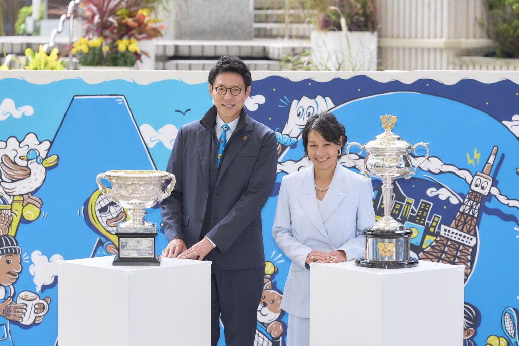全豪オープンテニス「AO26 Japan Launch(エーオー26 ジャパン ローンチ)」オープニングイベントの写真