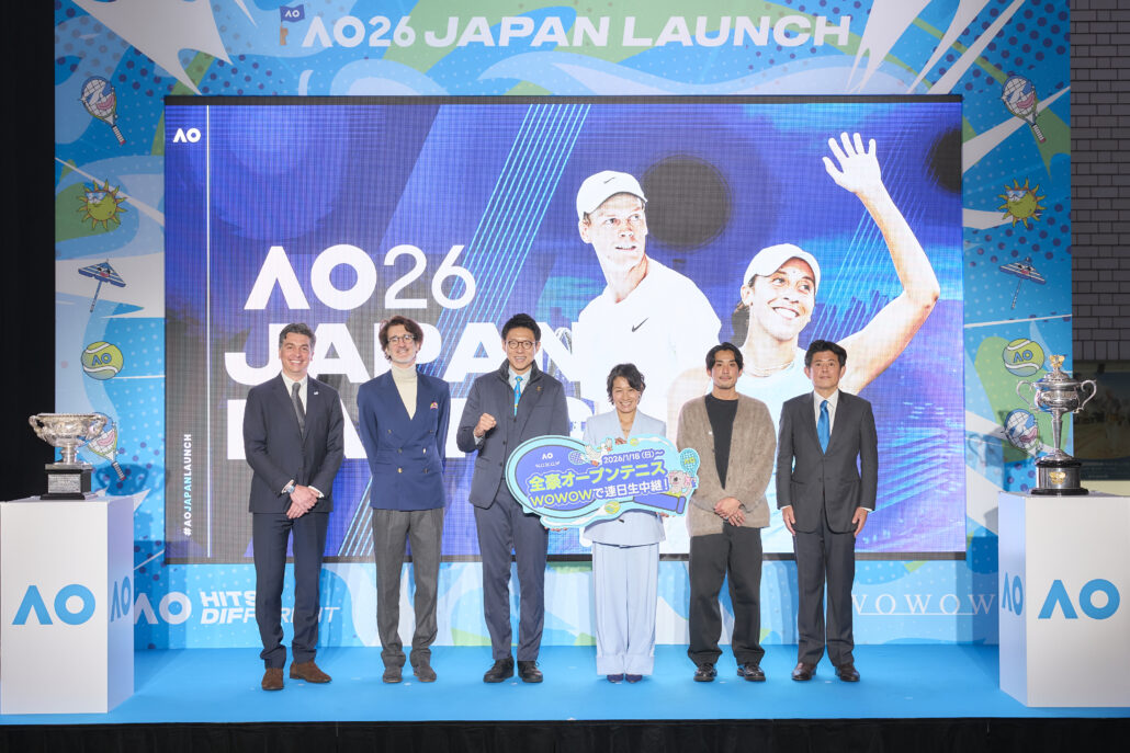 全豪オープンテニス「AO26 Japan Launch(エーオー26 ジャパン ローンチ)」オープニングイベントの写真