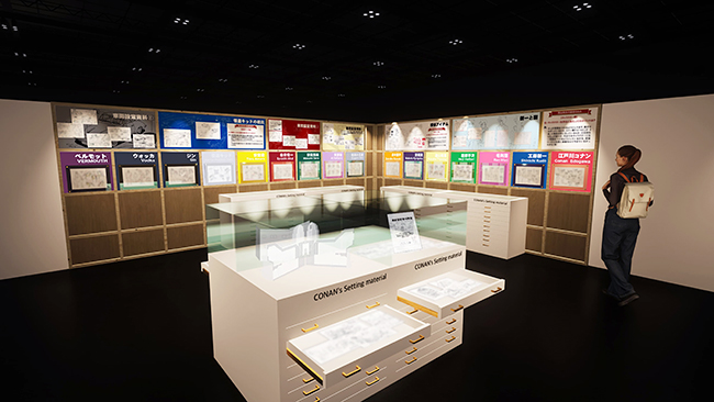 放送30周年記念 テレビアニメ「名探偵コナン」展の画像