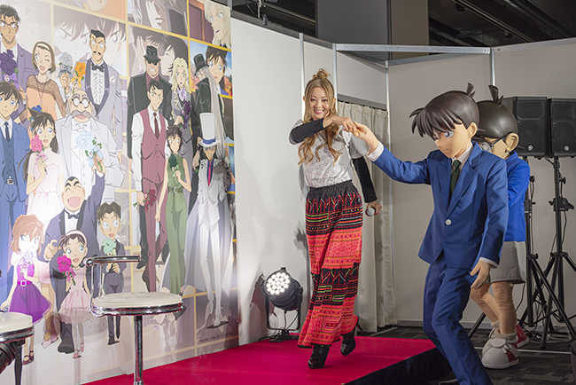 名探偵コナン展 開催記念セレモニーの写真