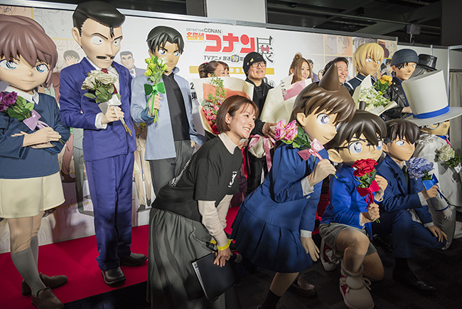 名探偵コナン展 開催記念セレモニーの写真