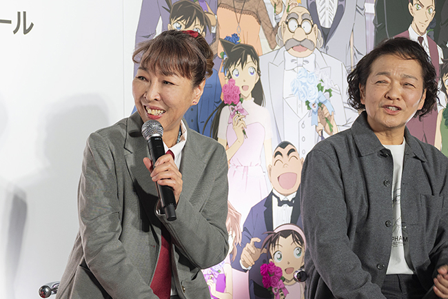 名探偵コナン展 開催記念セレモニーの写真