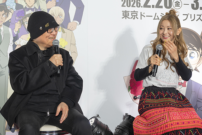 名探偵コナン展 開催記念セレモニーの写真