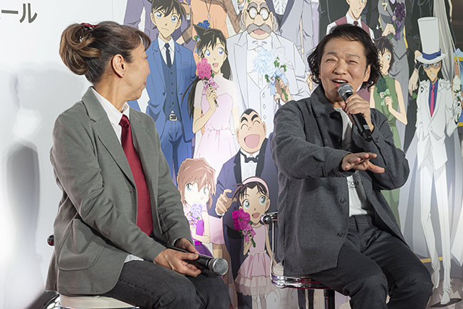 名探偵コナン展 開催記念セレモニーの写真