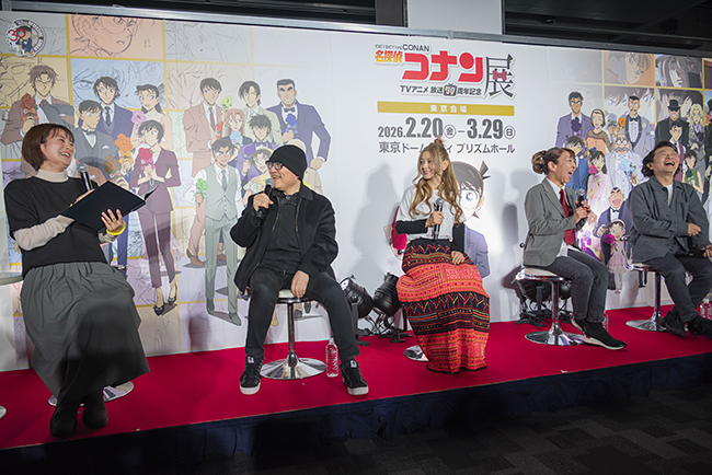 名探偵コナン展 開催記念セレモニーの写真