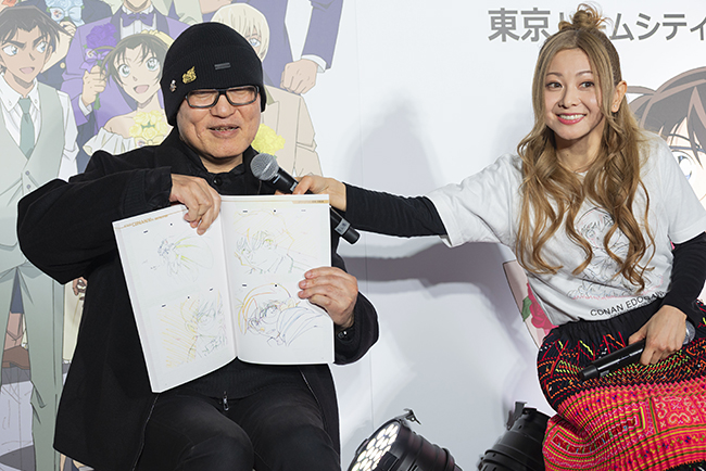 名探偵コナン展 開催記念セレモニーの写真