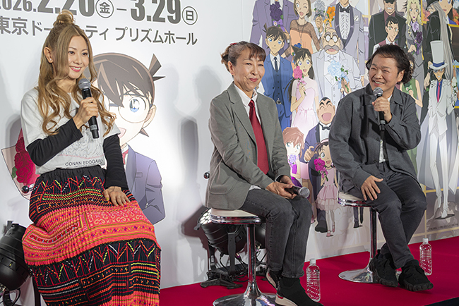名探偵コナン展 開催記念セレモニーの写真