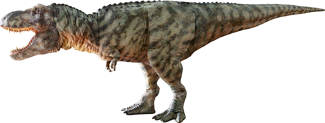 体験型恐竜ライブエンターテインメント「ディノサファリ 2026」に登場予定の恐竜ティラノサウルス