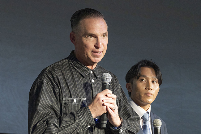 ピクサーの世界展（豊洲会場）内覧会に登壇したピクサー・アニメーション・スタジオ クリエイティブ・ディレクターのジェイ・ウォードさん