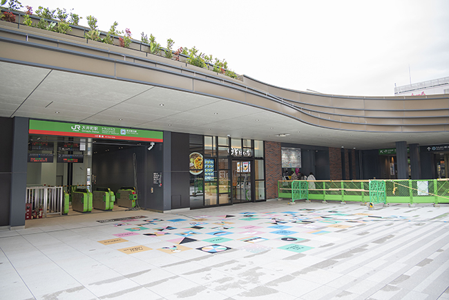 大井町トラックスの開業に合わせて開通する大井町駅「トラックス⼝」