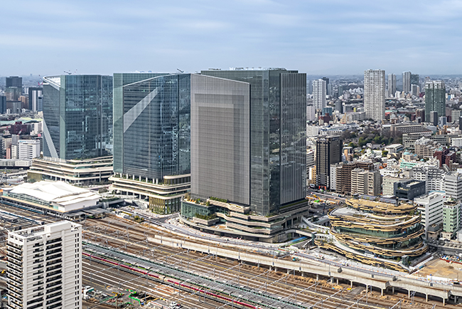 高輪ゲートウェイシティが全面開業!高輪ゲートウェイシティの全景