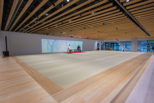 「モン タカナワ:ザ ミュージアム オブ ナラティブズ」4階のTatami(畳)