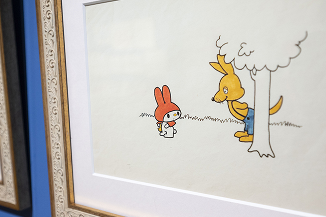 「サンリオ展 FINAL ver. ニッポンのカワイイ文化60年史」の展示物(マイメロディ)