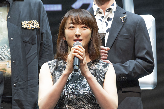 モン タカナワで開催の『マンガローグ：火の鳥』ゲネプロに登壇した、マンガローガーを務める花總まりさん