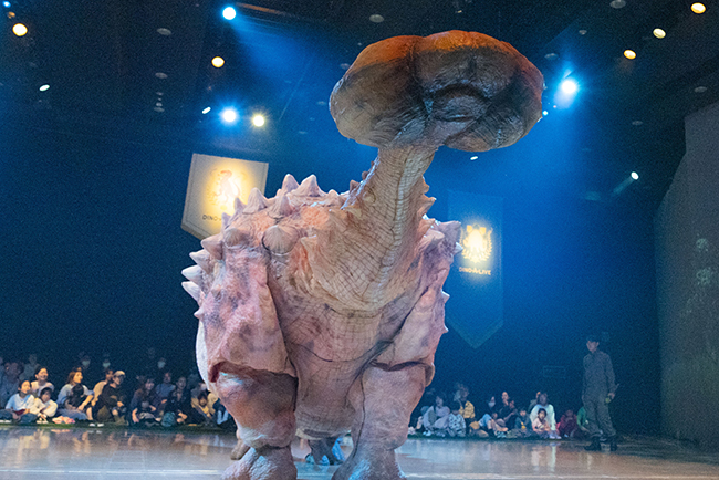 「ディノサファリ 2026（DINO SAFARI 2026）」公開ゲネプロに登場したアンキロサウルス