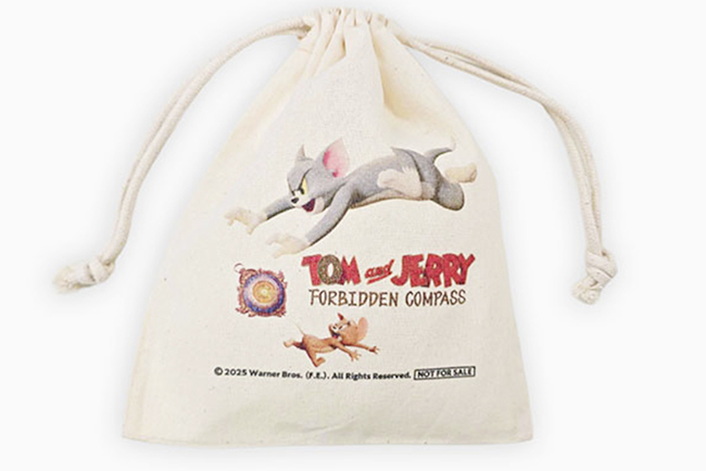 映画『トムとジェリー時をこえる魔法の羅針盤』オリジナル巾着プレゼント
