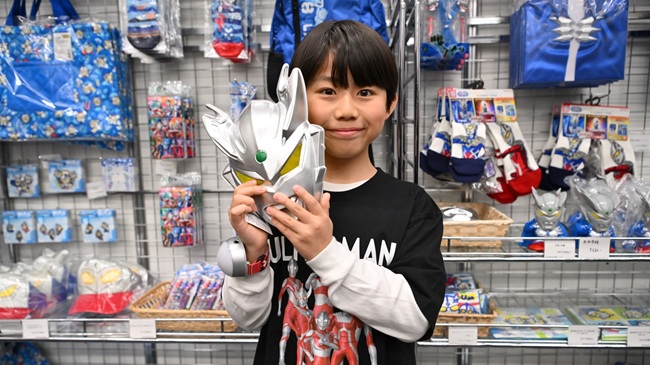 ウルトラシリーズのグッズを購入できるウルトラショップ(過去実施の様子)の写真