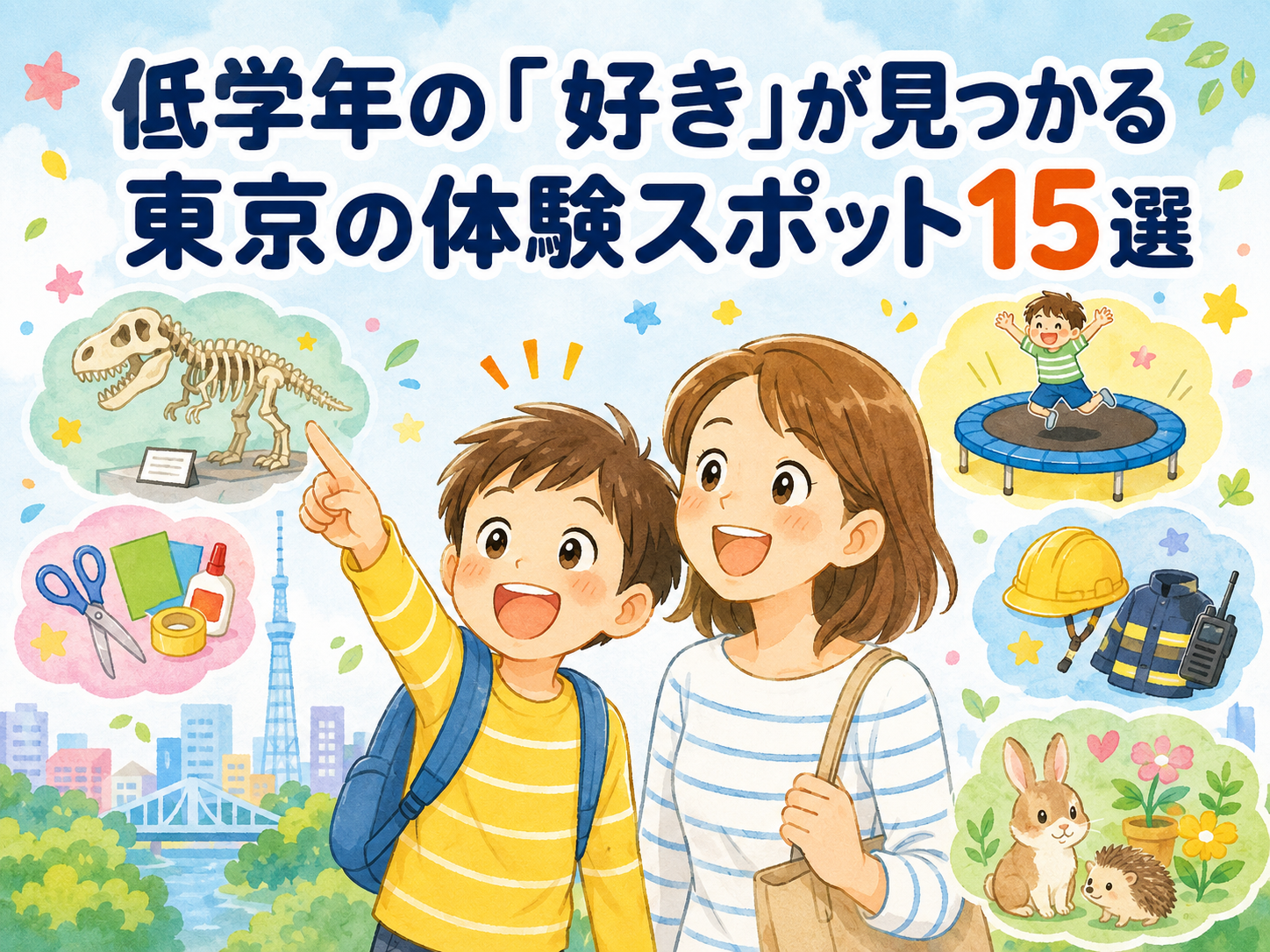 小学校低学年の「好き」が見つかる、東京の体験スポット15選【2026年版】