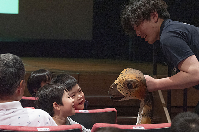 体験型リアル恐竜ショー「恐竜パーク」開幕直前PRイベント