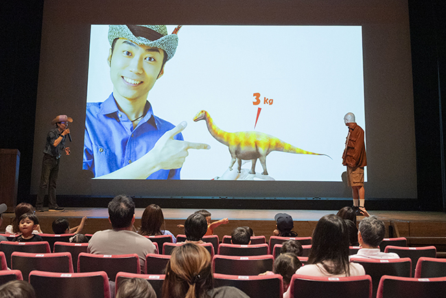 体験型リアル恐竜ショー「恐竜パーク」開幕直前PRイベント